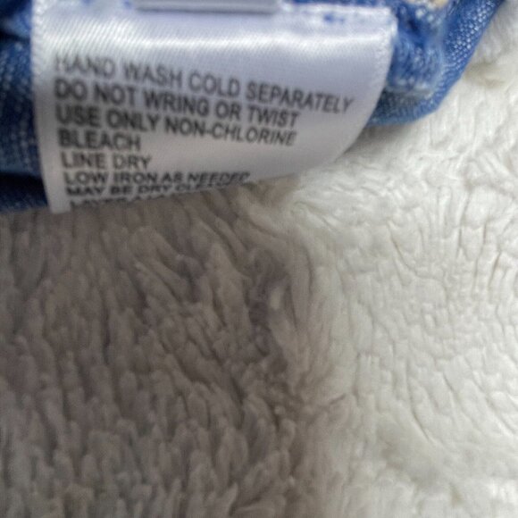 Pilcro by Anthropologie V-Neck Striped Belted Shift Dress Short Sleeve Sz 2 Blue - Picture 5 of 10